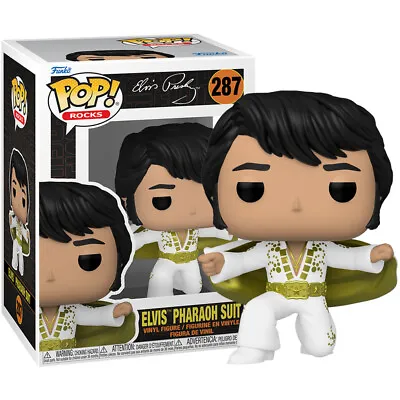 Buy Funko Elvis Presley Pharaoh Suit POP! Rocks Vinyl Figure Collectable No 287 • 15.99£