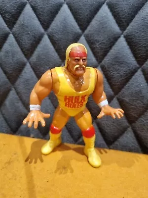 Buy WWF Hulk Hogan Gorilla Press Slam Wrestling Figure Hasbro Series 1 WWE WCW • 14.99£
