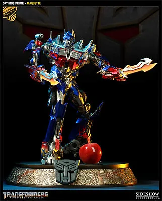 Buy SIDESHOW EXCLUSIVE TRANSFORMERS OPTIMUS PRIME MOVIE Maquette STATUE Bust Figure • 1,395.72£