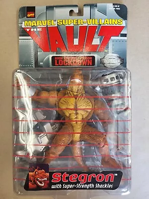 Buy Marvel Super-Villains The Vault Stegron Action Figure Toy Biz 1998 • 10£