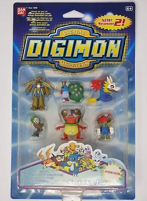 Buy Digimon Bandai 4cm Scale Mini Figure Set 16 (XVI) W/ Poster (Sealed) • 69.99£