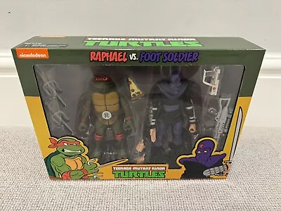Buy NECA TMNT Raphael And Foot Soldier 2 Pack • 159£