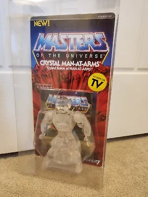 Buy Masters Of The Universe Super7 Crystal Man-at-arms Action Figure With Case • 50£