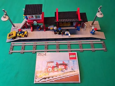 Buy LEGO® 7824 Station + OBA/Railway Station Railroad Train 12V/9V/7740 7750 7822 376 • 133.79£