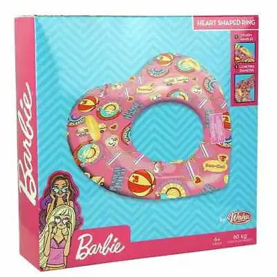 Buy Wahu Barbie Heart Shape Swim Ring • 18.93£