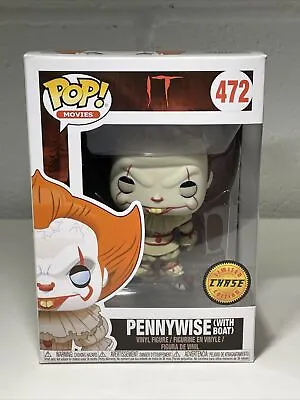 Buy Funko Pop! IT Pennywise With Boat Collectible Figure Rare Chase Edition 472  • 29.99£