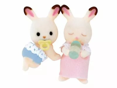 Buy Japan Epoch Sylvanian Families Syfc32278 Chocolate Rabbbit Twins Figure Set • 17.18£