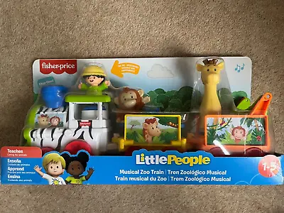 Buy Fisher Price Little People MUSICAL ZOO TRAIN Toy With Sound • 29.99£
