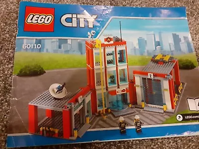 Buy Lego City Fire Station 60110 Instruction Build Manual Booklet. • 1£