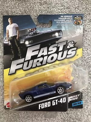 Buy Mattel Fast And Furious Ford GT-40 32/32 • 3.99£