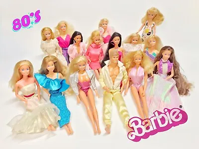 Buy 15x 80ies Barbie Set + Prince Poodle + Ken + Cloth • 300.19£