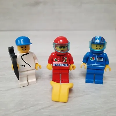 Buy Lego - Minifigures - Lego Brand Male Octan Bundle Of 3 Racer Red Blue White • 14.99£