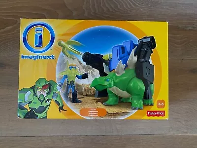Buy Fisher Price Imaginext Stegosaurus Dinosaur And Figure Playset, Brand New In Box • 12£