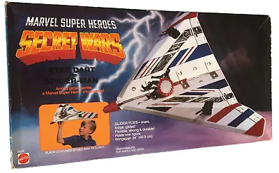 Buy Secret Wars Star Dart Spider-man Figure Glider Marvel Super Heroes Mattel 1984 • 179.99£