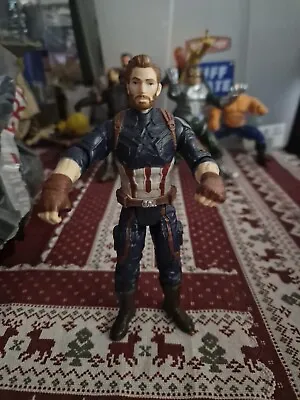 Buy 2017 Hasbro Marvel Avengers Infinity War 6  Captain America Figure • 3.50£