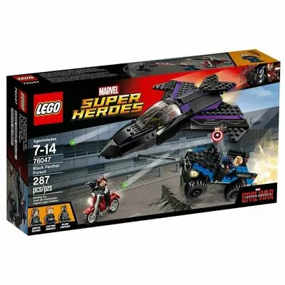 Buy Lego Marvel Super Heroes Black Panther Pursuit (76047) Brand New, Sealed Box • 6£