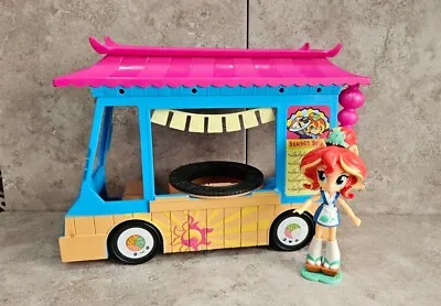Buy My Little Pony Equestria Girls Mini Dolls Sunset Shimmer & Rollin' Sushi Truck • 11.99£
