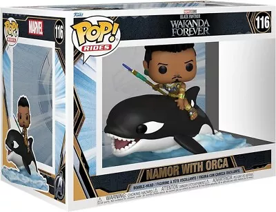 Buy Funko POP! Marvel Namor With Orca Black Panther #116 Vinyl Figure New • 28.95£
