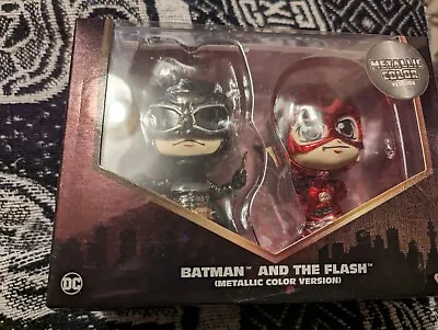 Buy Hot Toys, Cosbaby, Batman And The Flash Figures, New Sealed, Slight Wear To Box • 28£