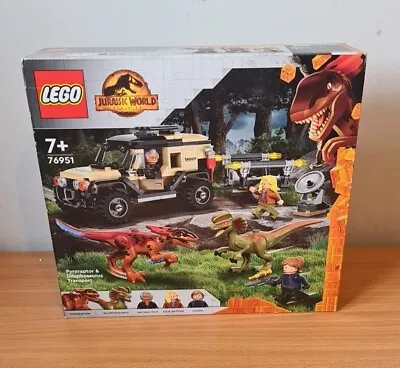 Buy Lego Jurassic World 76951 Pyroraptor & Dilophosaurus Transport New Free Postage • 39.95£