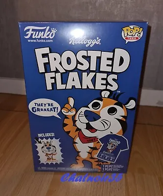 Buy Funko Pop! And Tee FROSTED FLAKES TONY THE TIGER Frosties Pocket POP + Tee Shirt • 35.52£