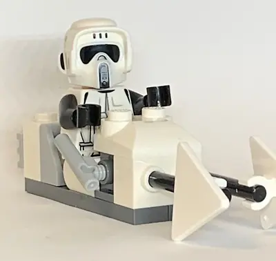 Buy Scout Trooper And Speeder Bike Lego Mini Figure Star Wars Set-75307  2021 Advent • 9.50£