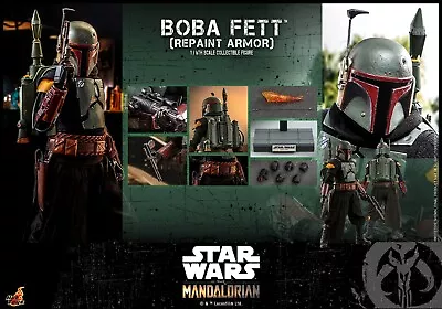 Buy Boba Fett Repaint Armor Armour TMS055 Hot Toys Star Wars Action Figure NEW UK • 199.99£