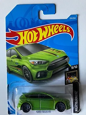 Buy Hot Wheels 2016 Ford Focus RS Green Factory Error • 65£