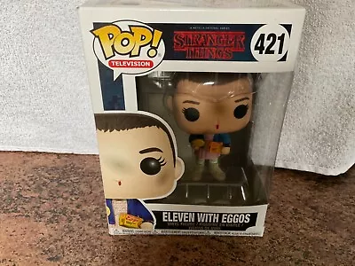 Buy Funko Pop Stranger Things Eleven With Eggos Action Figure, 421, NEW • 6£