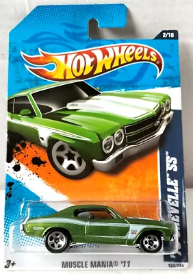Buy Hot Wheels '70 Chevelle SS - 2011 - Muscle Mania - 102/244 - Chevrolet • 6.99£