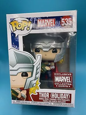 Buy Funko Pop Vinyl Marvel Thor Holiday Marvel Collector Corps #535 + Protector • 15.99£