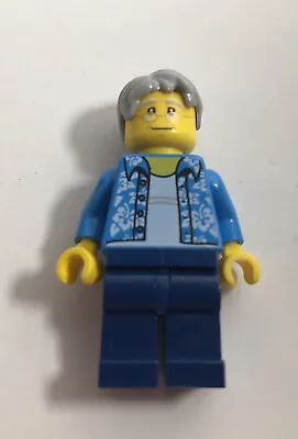 Buy Lego Minifigure - Cty0762, Beachgoer With Grey Hair, Spectacles And Open Shirt • 7.99£