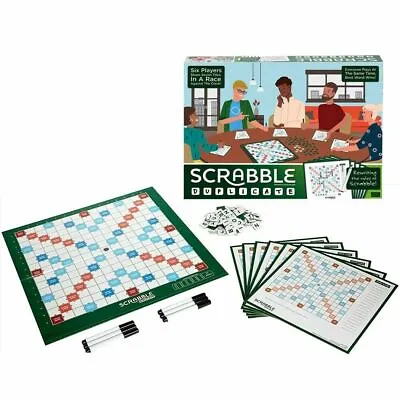 Buy Mattel Games Scrabble Duplicate Board Game.2-6Players   Sealed  • 7.99£