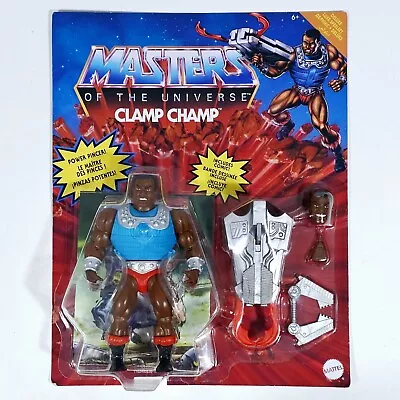 Buy ©2020 Mattel MASTERS OF THE UNIVERSE Deluxe Figure CLAMP CHAMP New! + MOTU Comic • 10.19£