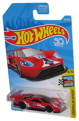 Buy Hot Wheels Legends Of Speed 4/10 (2017) Red 2016 Ford GT Race Toy Car 195/365 • 12.05£