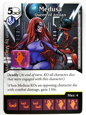 Buy Deadpool FOIL ~ MEDUSA Queen Of Attilan #103 Rare Dice Masters Card & Die • 5.66£