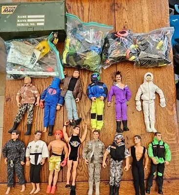 Buy Action Man Job Lot - 14x Figures / Storage Chest / Weapons And Accessories  • 84.97£