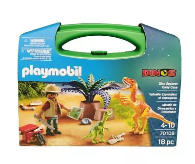 Buy Playmobil Dinos - 70108 - Dino Explorer Case ⭐⭐⭐⭐⭐ ✅ • 12.95£