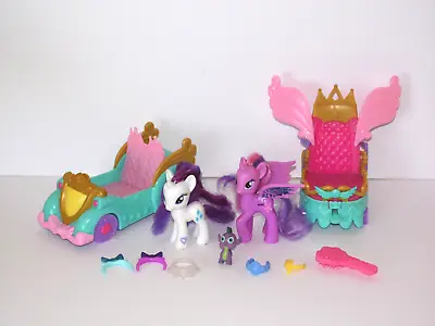 Buy My Little Pony Royal Princess Celebration Cars Playset Twilight Sparke Rarity G4 • 20£