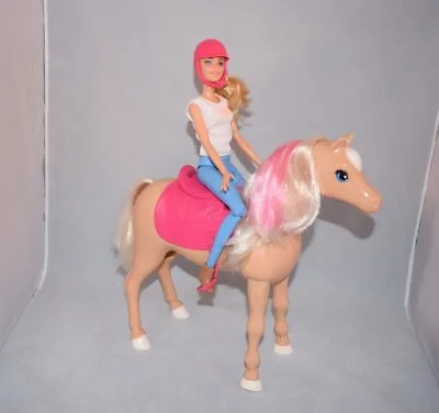 Buy Mattel Barbie Dancing Fun Horse And Doll Musical Prance Dance 2015 Toys TP13 • 14.24£
