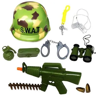 Buy Soldier Fancy Accessories For Kid Camera Gun Hand Grenades Bullets Boy Toy • 13.99£
