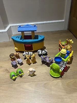 Buy Fisher Price Little People Noah's Ark, Figures & Animals Toy Playset + Train • 20£