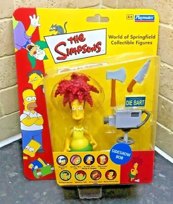 Buy UK Exclusive The Simpsons 2003 Sideshow Bob WOS Figure World Of Springfield • 50£