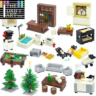 Buy Christmas Tree Desk Dining Pool Table Sofa For Lego Sets Building Blocks Set DIY • 11.58£