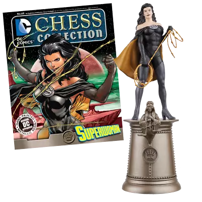 Buy EAGLEMOSS DC CHESS COLLECTION ISSUE 69 SUPERWOMAN BLACK QUEEN - No Magazine • 8.99£