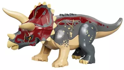 Buy LEGO NEW MINIFIG Dinosaur Triceratops W/ Dark Red Markings Tricera07 76950 • 31.84£