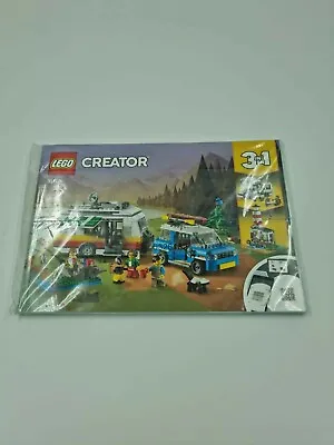Buy Lego Creator Caravan Camper 31108  Instructions Only  NEW (E1,F1) • 7.99£