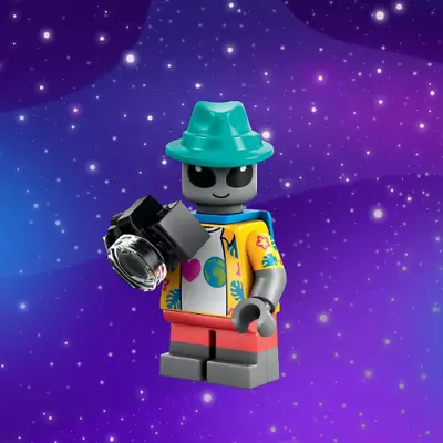 Buy Lego Series 26 Space - Alien Tourist - Collectible Minifigure • 6.99£