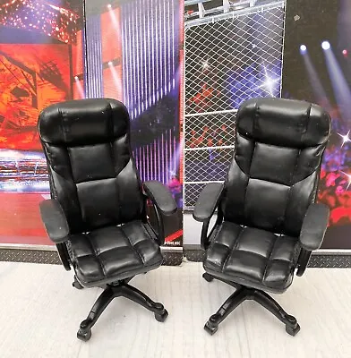 Buy Wwe Mattel Elite For Figure Wrestling Kid Toy Deluxe Announcers Chair X 2 Rotate • 11.96£