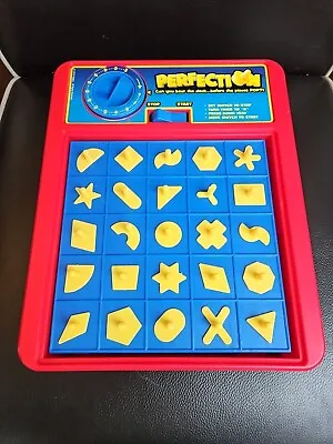 Buy Perfection Game Hasbro Timer Working 2016 Edition No Box Complete Family Fun • 23.68£